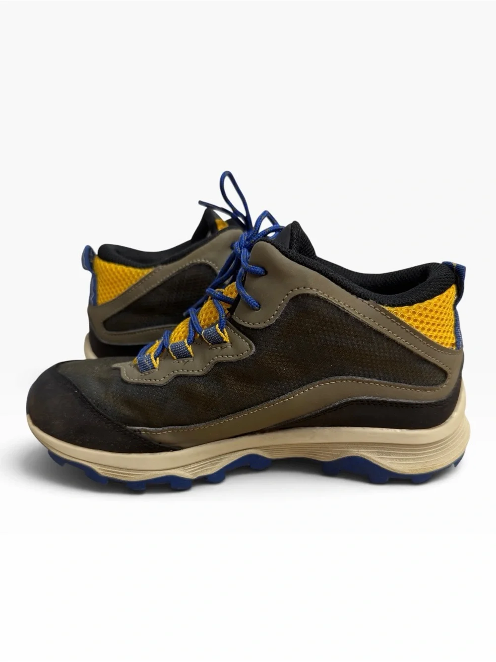 Merrell Kids Moab Speed Mid Waterproof Hiking Boots Size Youth 4 Trail Shoes
